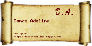 Dancs Adelina névjegykártya